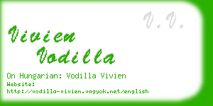 vivien vodilla business card